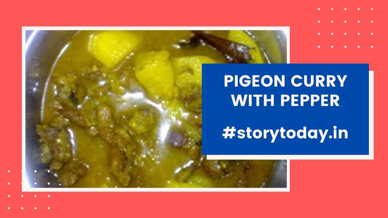 Pigeon curry with pepper