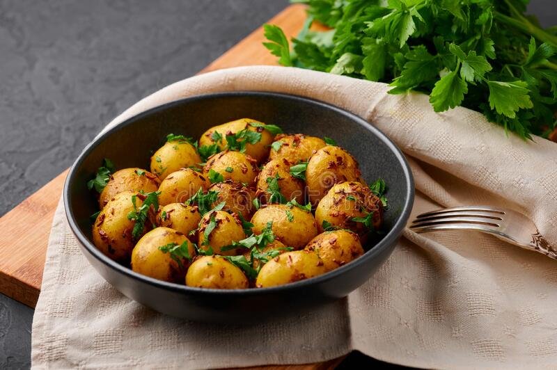 JEERA ALOO - A simple dish of potatoes